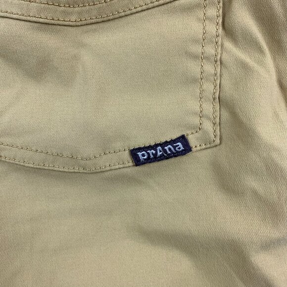 Prana Mens Shorts 34 Yellow Chino Brion 9" Nylon Stretch Outdoor Hiking UPF - Picture 11 of 11